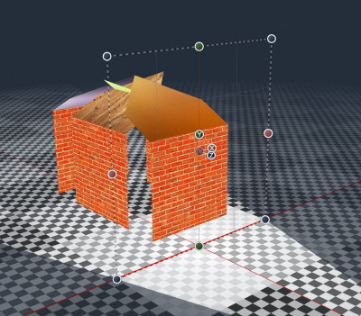 3D-Szene 1:1 in 1:1 Show