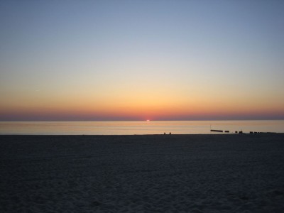 Sonnenuntergang auf Sylt am 9. Mai 2008