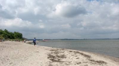 Bild 1 Strand bei Laboe