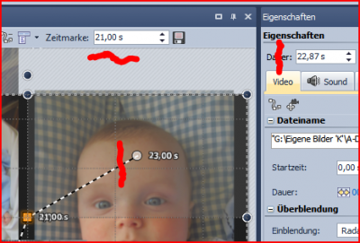 Zeitmarke+Eigenschaften/Dauer