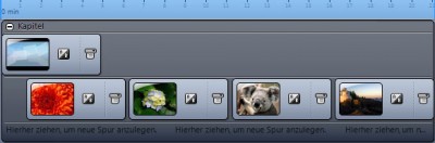 Überblendung in 2. Spur