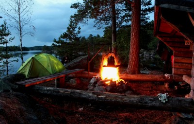 Blaue Stunde am Stora Gla