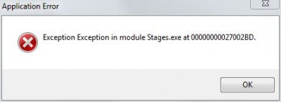 Stages10.2.01 - Exception Exception nach Installation.JPG