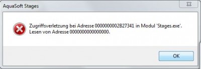 Stages10.2.01 - Exception Zugriffsverletzung beim 2. Start.JPG